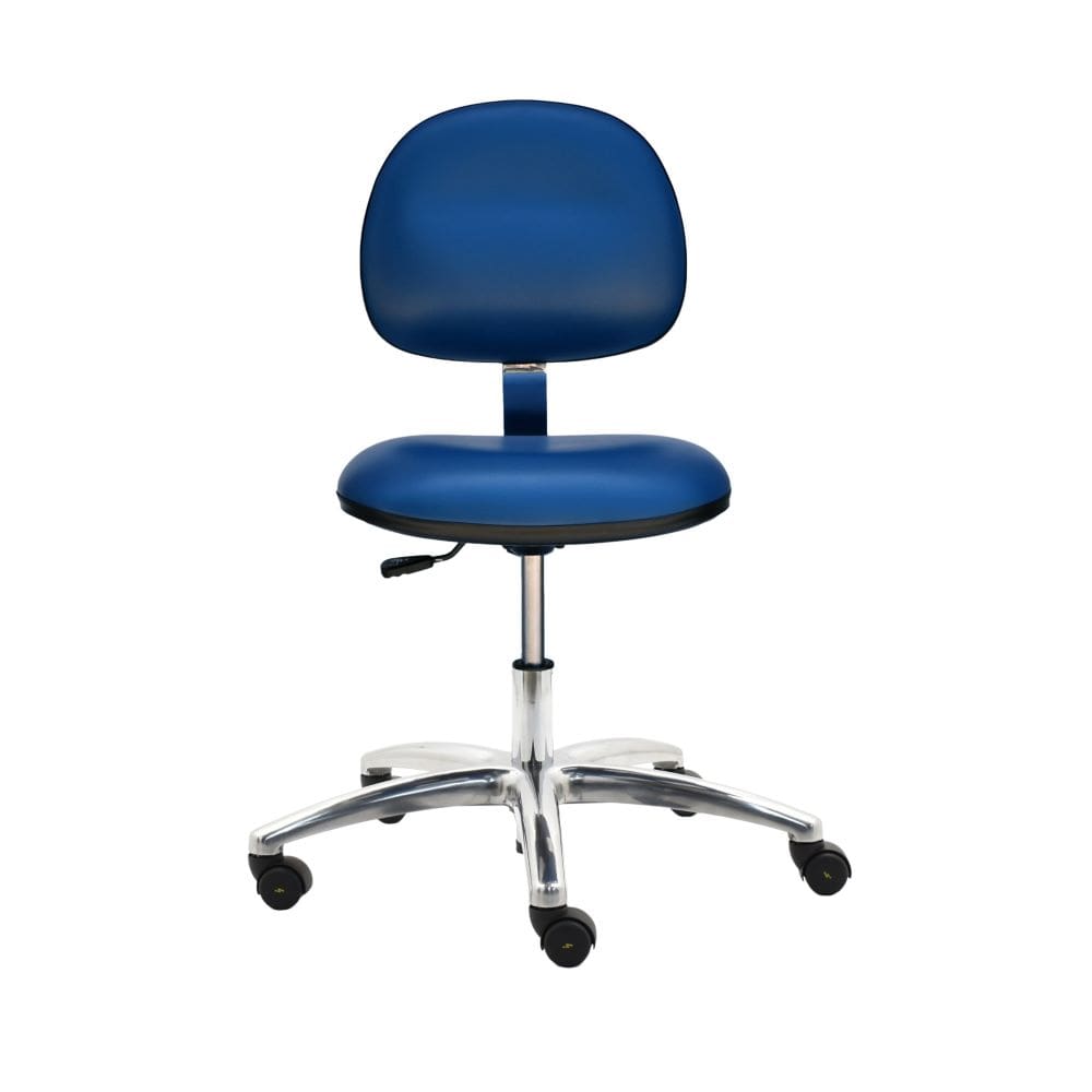 Industrial Seating Series 45 ESD Vinyl Chair Aluminum Base