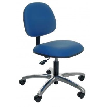 Industrial Seating Series 45 Industrial Vinyl Chair | Polished Aluminum Base - Image 2