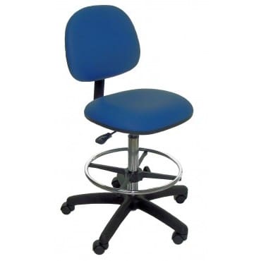 Industrial Seating Series 45 Industrial Vinyl Chair Plastic Nylon Base