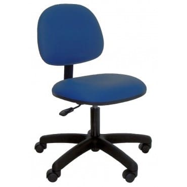 Industrial Seating Series 45 Cleanroom Vinyl Chair Plastic Nylon Base