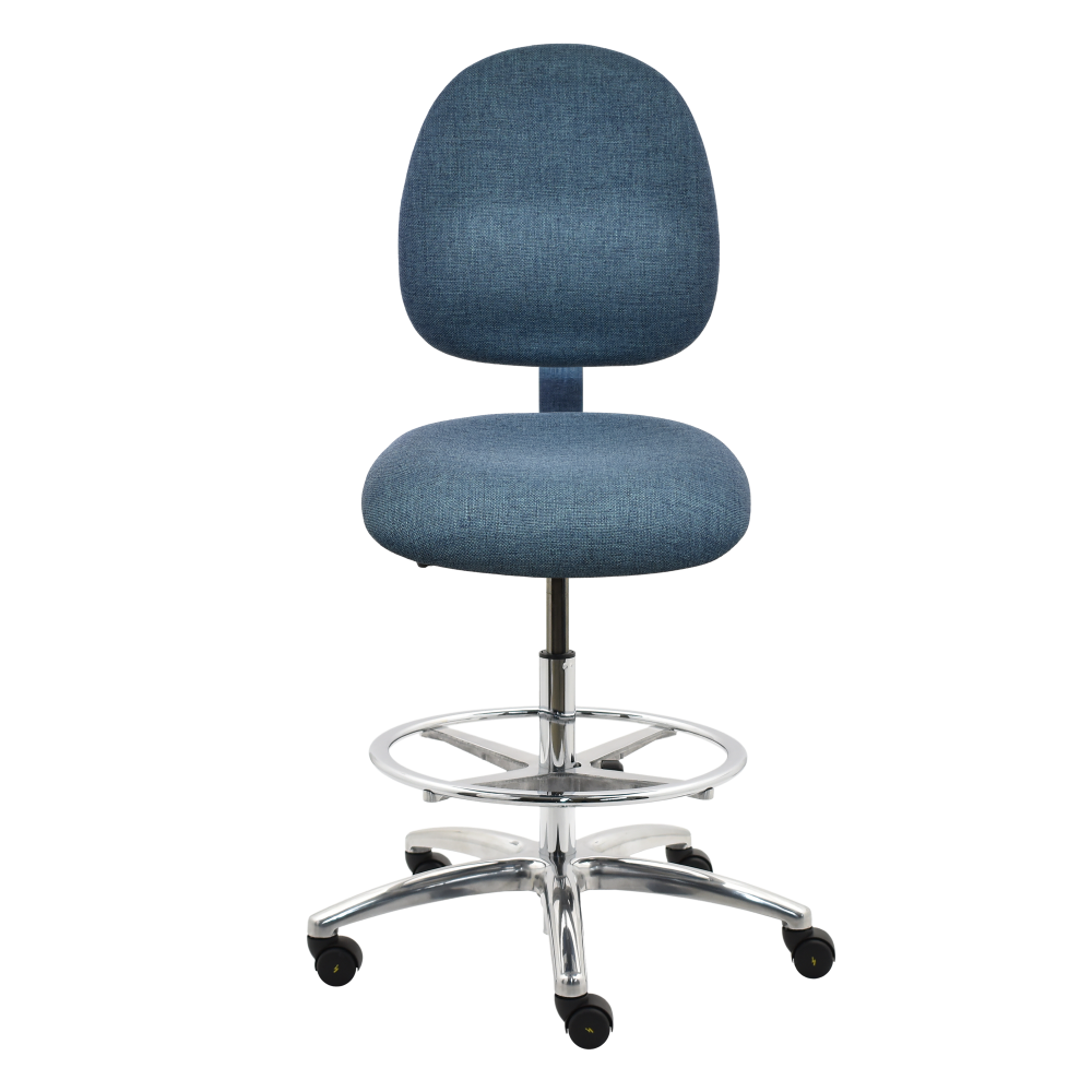 Industrial Seating Series 20M ESD Facric Chair Aluminum Base