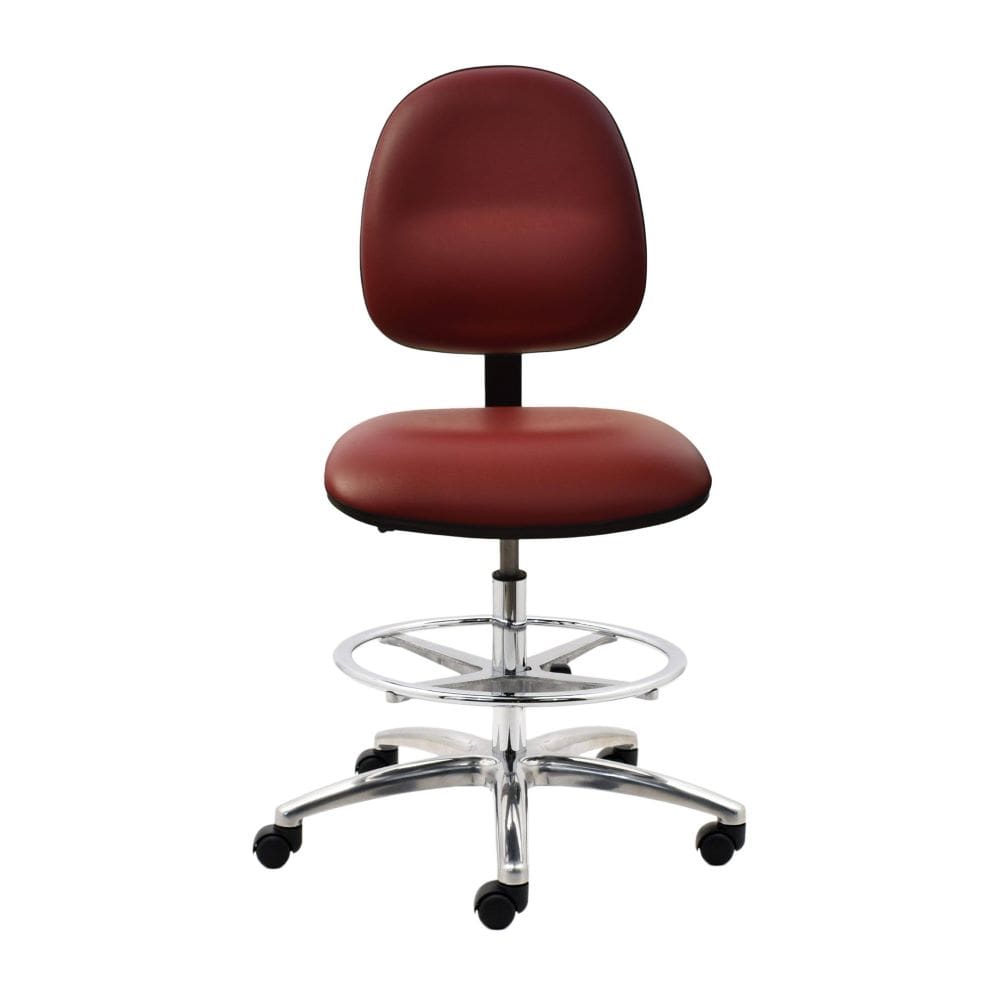 Industrial Seating Series 20M Industrial Vinyl Chair Aluminum Base
