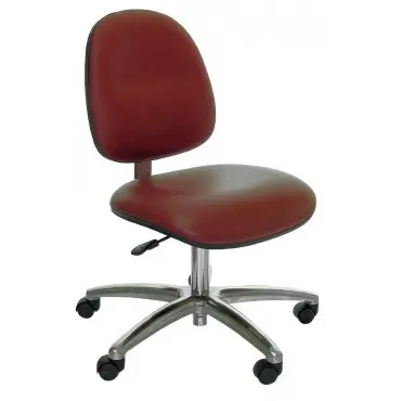 Industrial Seating Series 20M ESD Cleanroom Vinyl Chair Aluminum Base