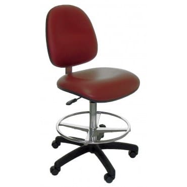 Industrial Seating Series 20M ESD Cleanroom Vinyl Chair Plastic Nylon Base