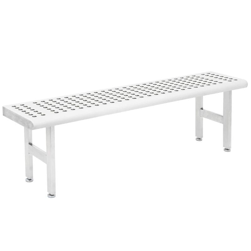 Benchpro Electropolished Gowning Bench with Round Edge - Four Legs 1" Holes - Image 2