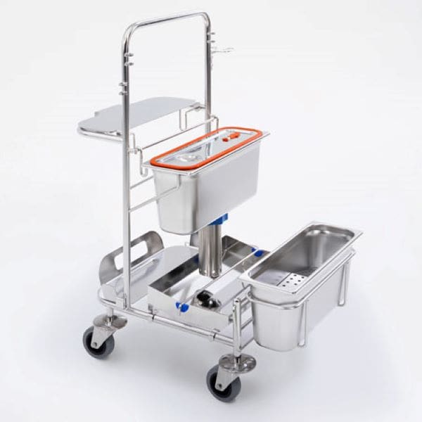 FG Clean Wipes Saturix Stainless Steel Cart with Precision Dosing Auto-Clavable
