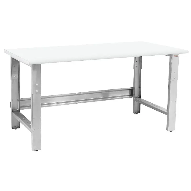 Benchpro Roosevelt Series SS Frame Cleanroom Laminate Workbench with Round Edge