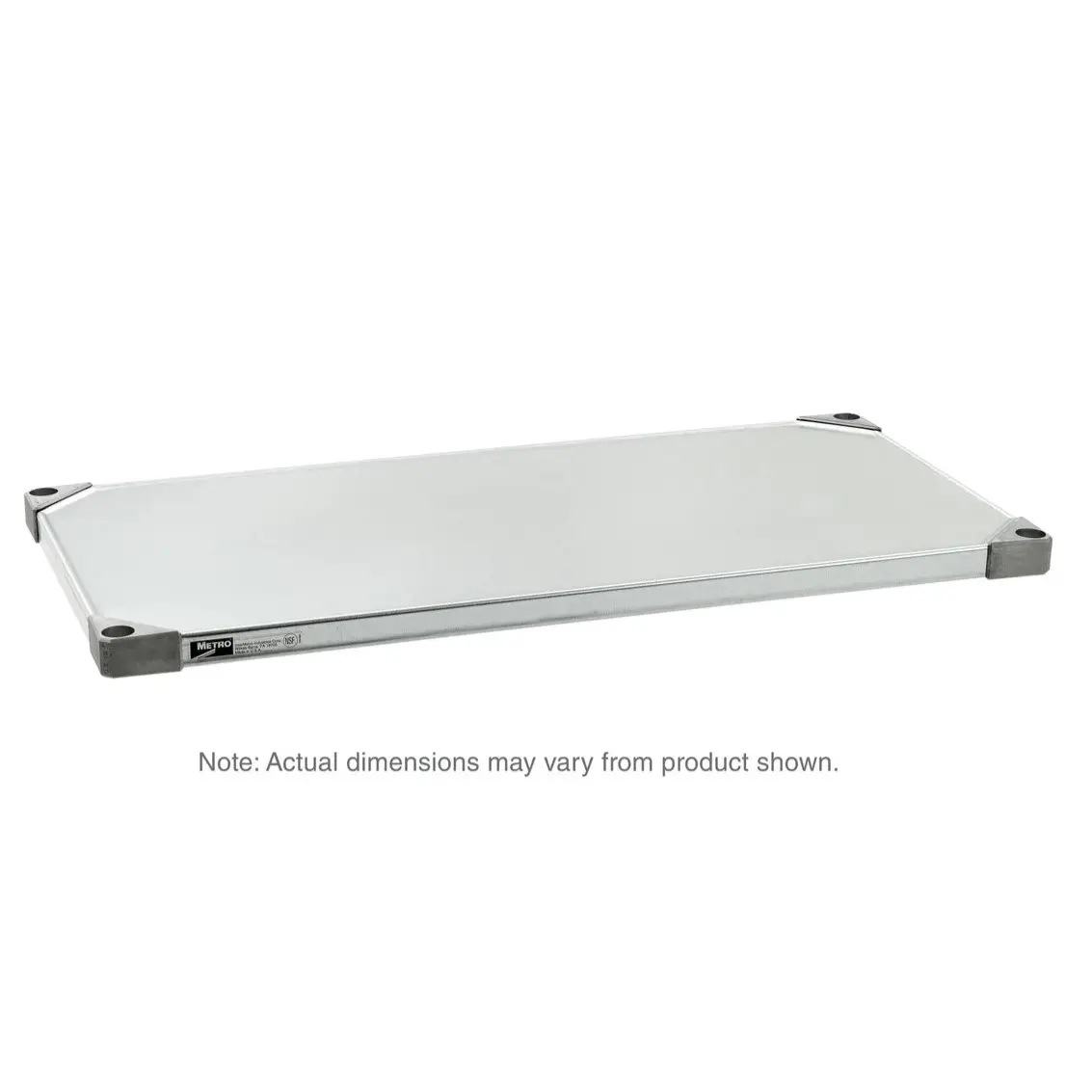 Metro Super Erecta Solid Shelf - Galvanized Steel