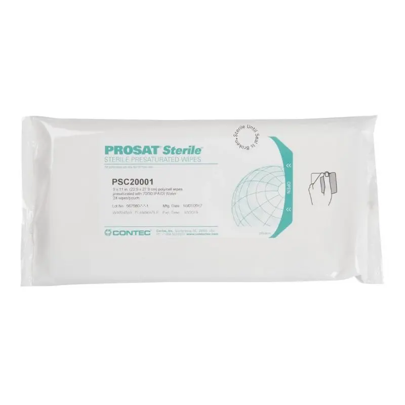 Contec PROSAT Sterile Sigma Cleanroom Wipes