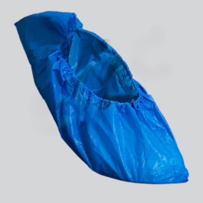 Epic Polyethylene Blue Shoe Covers