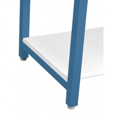 BenchPro Cleanroom Laminate Bottom Shelf with Round Edge