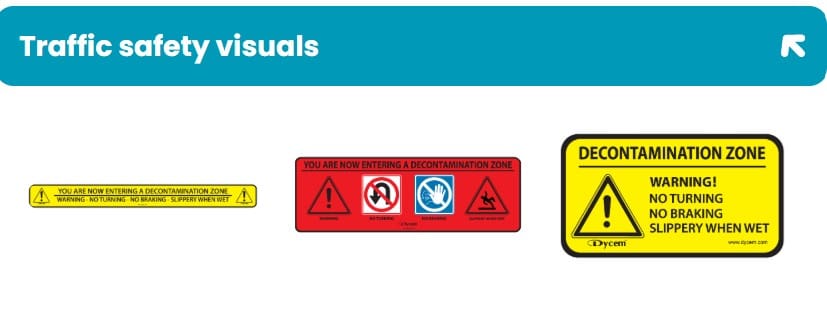 Dycem Traffic Visual Options