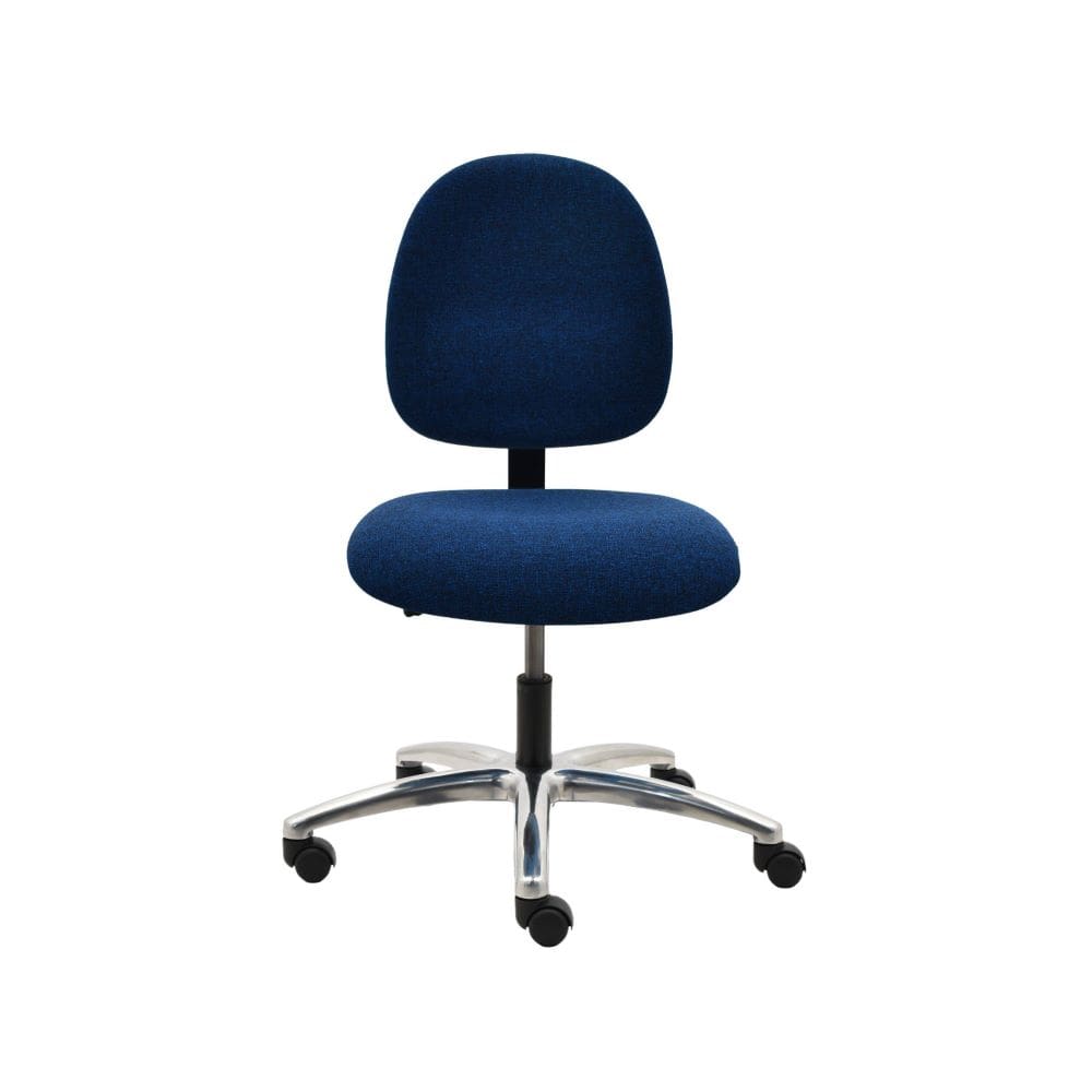 Industrial Seating Series 20M Industrial Fabric Chair - Aluminum Base and Medium Seat