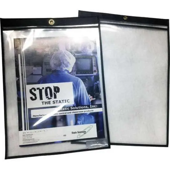 Static Solutions Anti-Static sheet protector, document holder with grommet