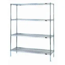 Eagle Chrome Wire Shelving With 4 Shelves