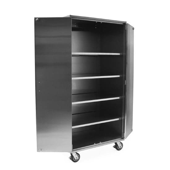 Eagle Stainless Steel Vertical Storage Cabinet Mobile