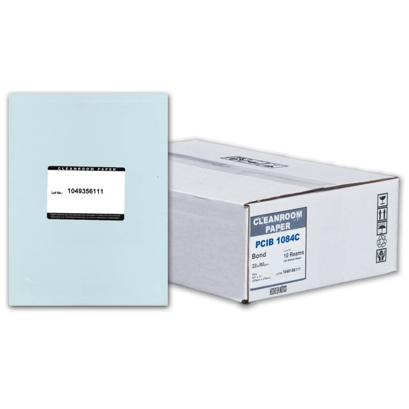 8.5x11 Pure Image Blue Polyethylene Cleanroom Paper 22 lb