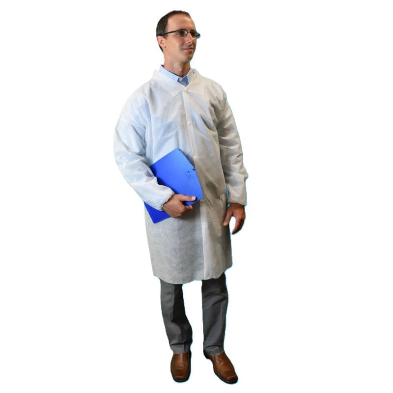 Keystone Safety Polypropylene Lab Coats