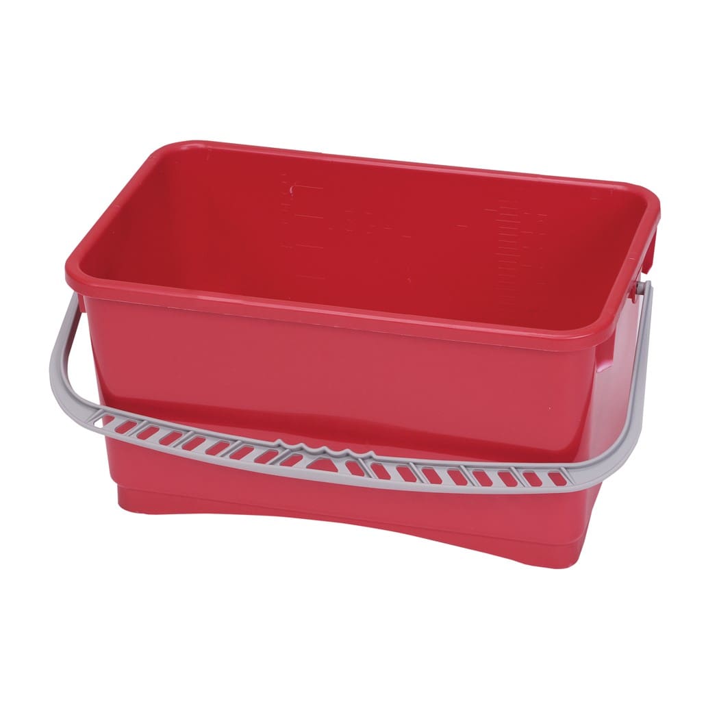 Contec 6.5-gallon Red Polypropylene Bucket