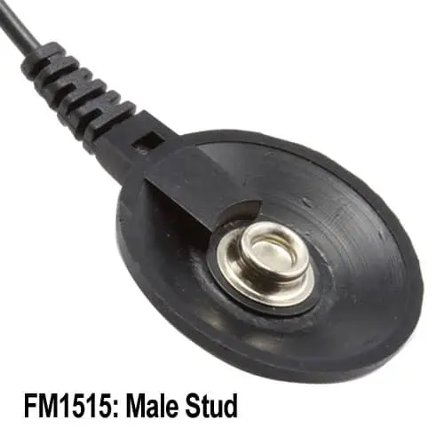 Transforming Technologies Floor Mat Ground Cord - Male Snap (Pack of 10) - Image 2