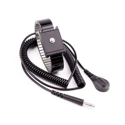Transforming Technologies WB6000 Series Metal Wrist Band & 6ft Coil Cord Set