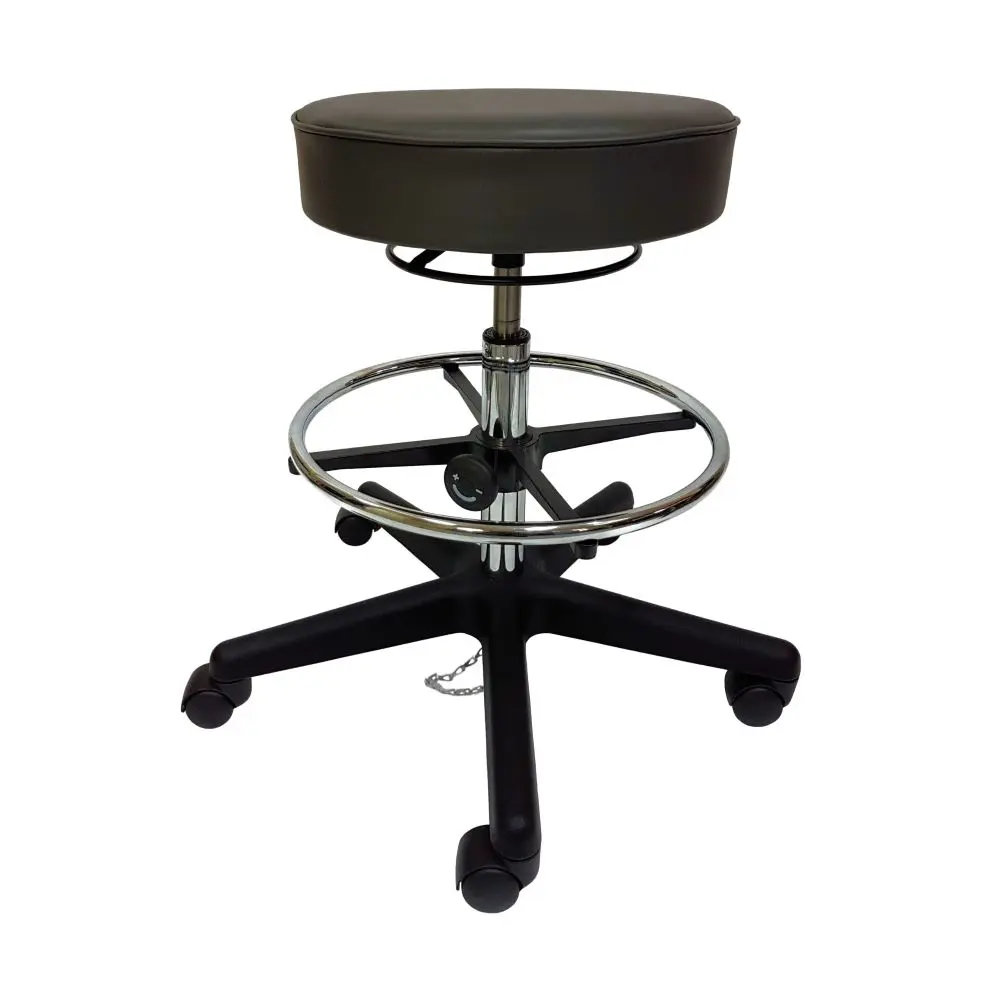 Industrial Seating Series 65 ESD Cleanroom Vinyl Stool Plastic Nylon Base