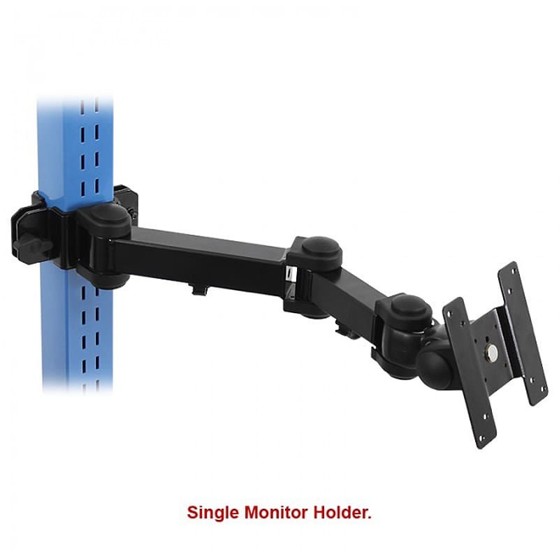 BenchPro Single Dual Tilt LCD Vertical Monitor Holder