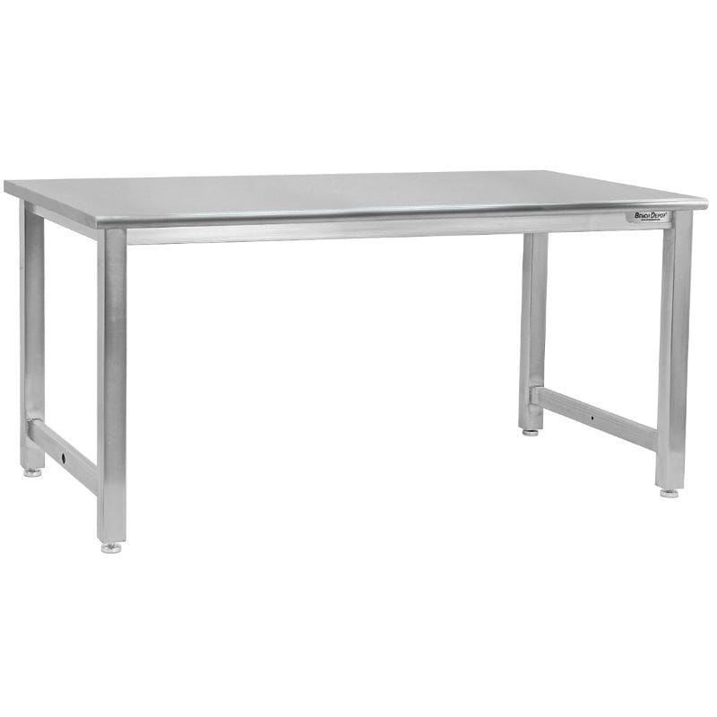 Benchpro Kennedy Stainless Steel Top and Frame Workbench with Round Edge
