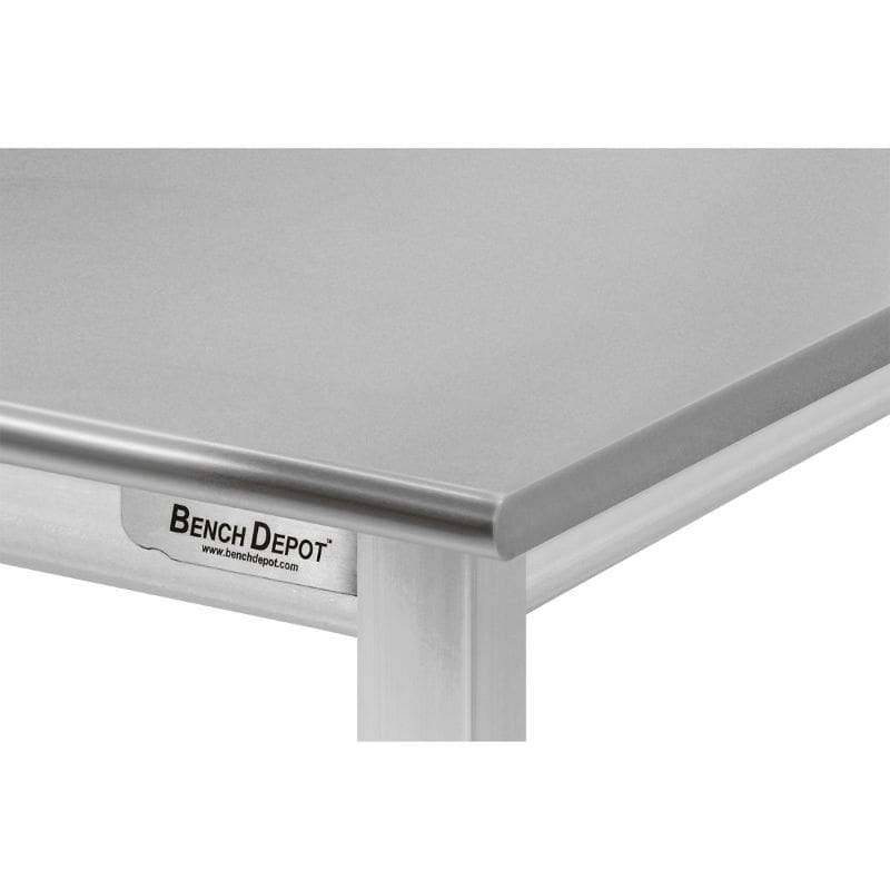 Benchpro Kennedy Stainless Steel Top and Frame Workbench with Round Edge