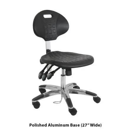Benchpro ESD Urethane Chair | Ergonomic | ISO 6 | Static Dissipative & Conductive | Aluminum Base - Image 2