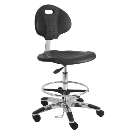Benchpro ESD Urethane Chair | Ergonomic | ISO 6 | Static Dissipative & Conductive | Aluminum Base - Image 3