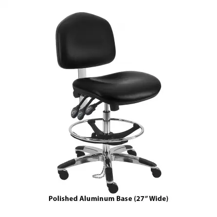 Benchpro Washington Vinyl Office Chair - Aluminum Base