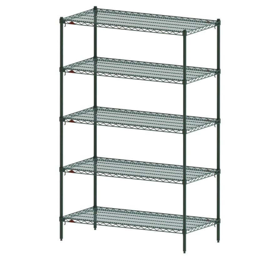 Metro Super Erecta Wire Adjustable Shelving Starter Unit Metroseal Green