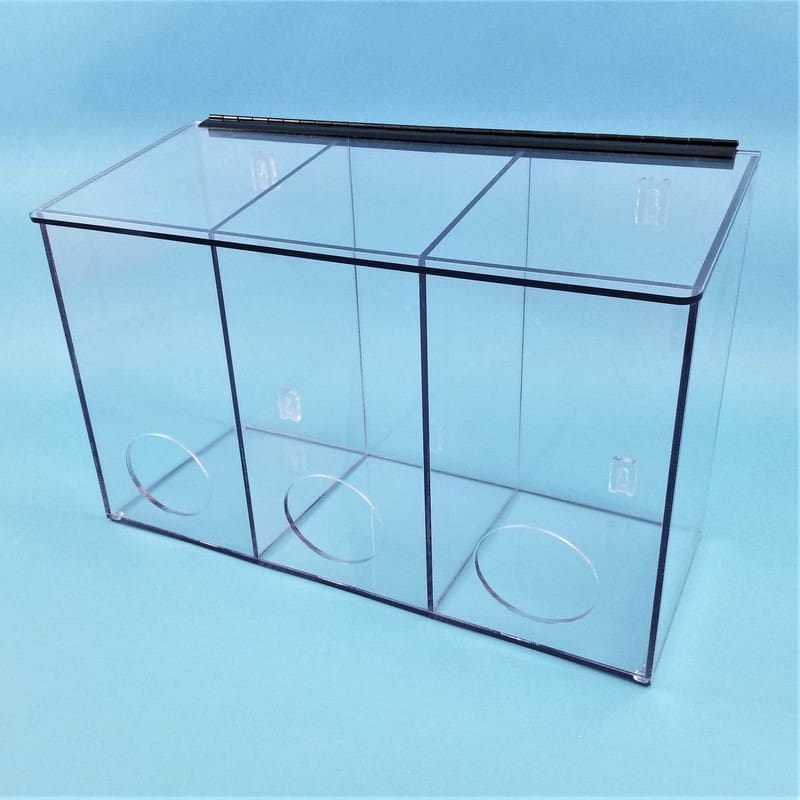 S-Curve Technologies Multi-Compartment Dispenser with Front Access Hole