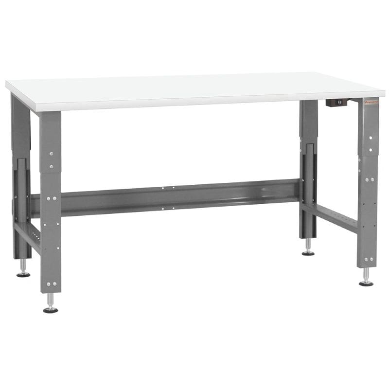 Benchpro Roosevelt Electric Lift Laminate Workbench Square Edge