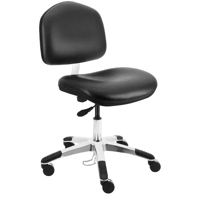 Benchpro Washington Cleanroom ESD Vinyl Chair - Aluminum Base