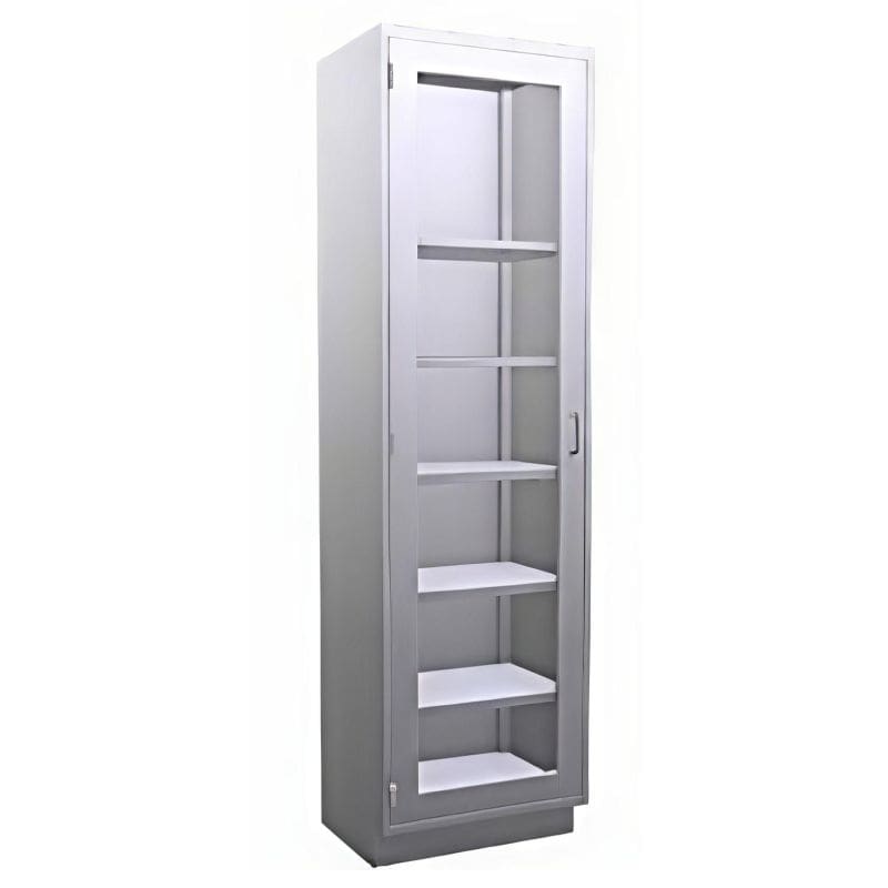 Eagle Stainless Steel Framed Glass Tall Cabinet