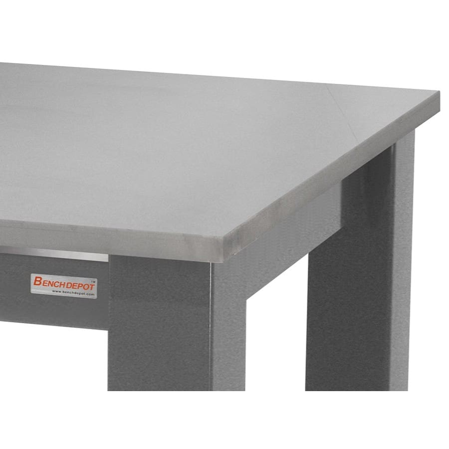 Benchpro Harding Workbench | Super Heavy Duty | Stainless Steel Top | Square Edge | 20,000 lb Capacity - Image 2