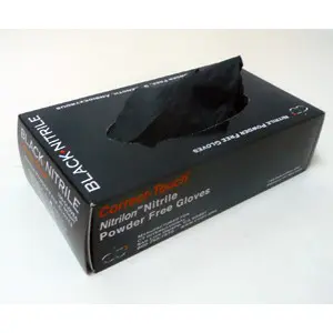 Black Nitrile 5 Mil Industrial Exam Gloves