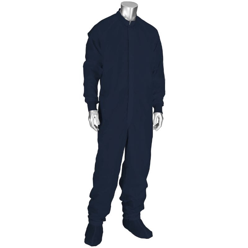 Uniform Technology Altessa Grid Cleanroom Coverall Navy