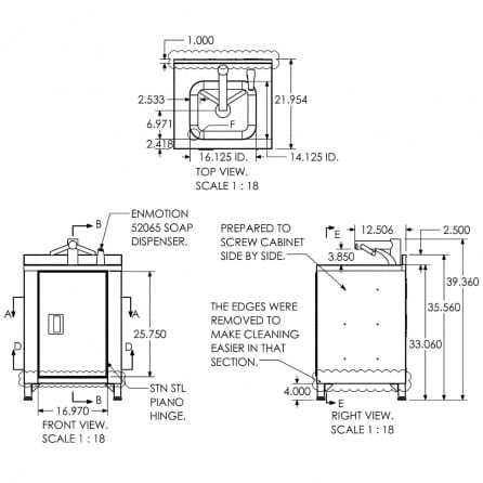 Benchpro Handsfree Stainless Steel Sink with Hot Air-Drying Feature