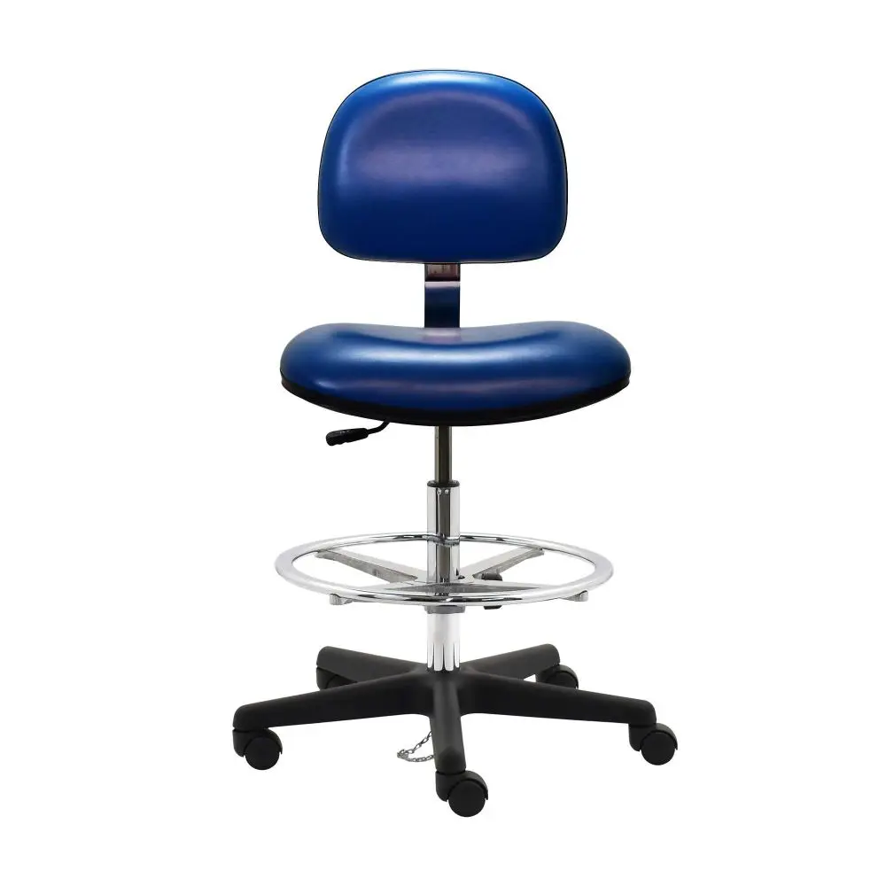 Industrial Seating Series 10 Vinyl ESD Chair - Plastic Nylon Base