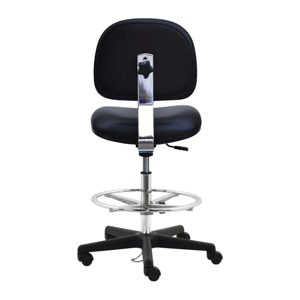 Industrial Seating Series 10 Vinyl ESD Chair - Plastic Nylon Base