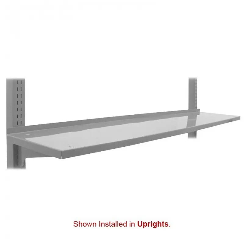 BenchPro Adjustable Height Powder Painted Steel Top Shelf with Square Edge