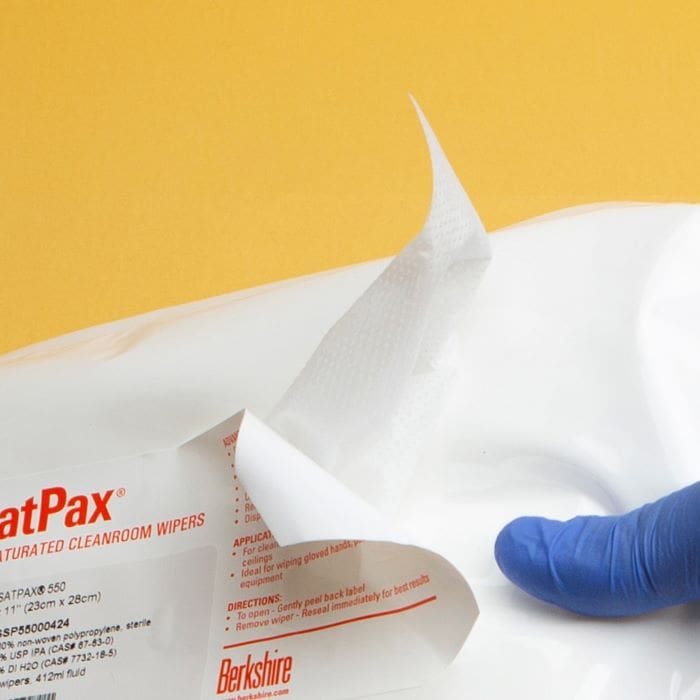 Berkshire Sterile SatPax 550 Cleanroom Wipes