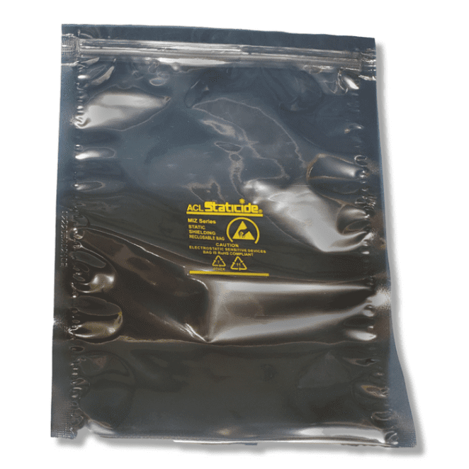 ACL Staticide Resealable Static Shielding Bags