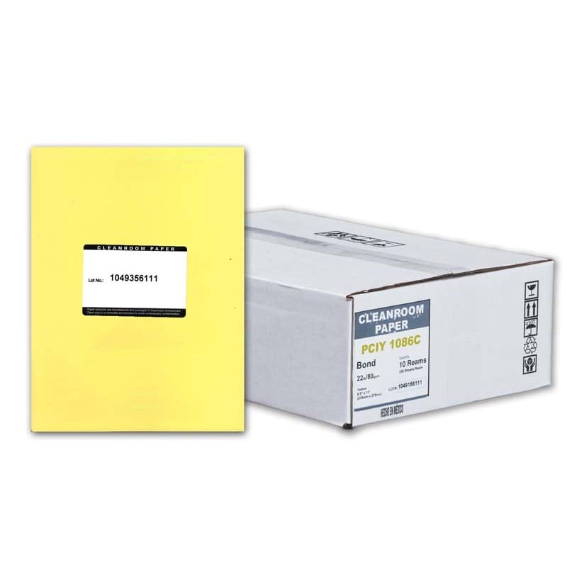 Pure Image Yellow Polyethylene Cleanroom Paper 22 lb