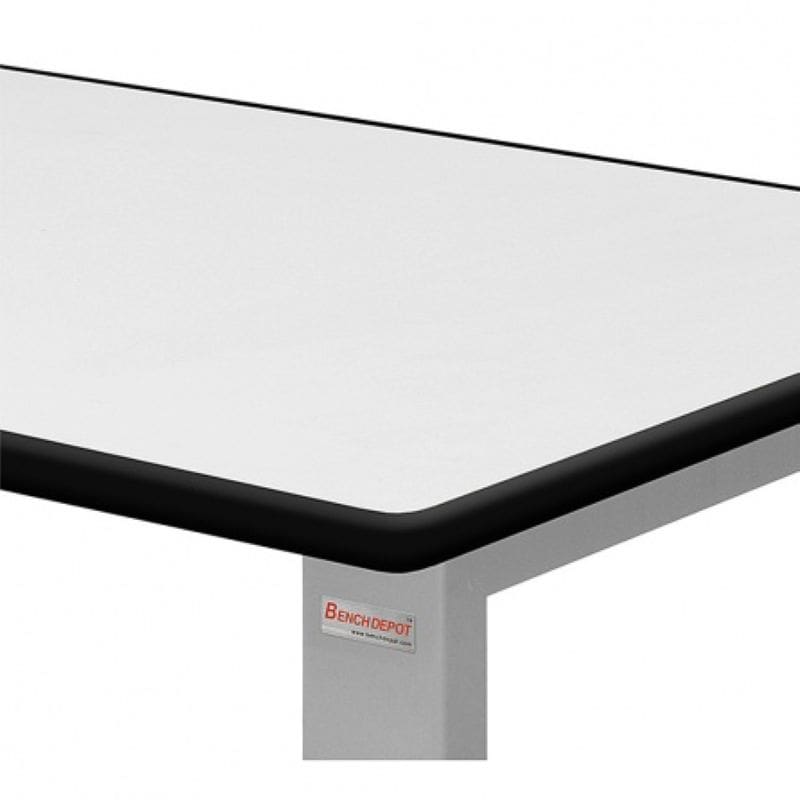 Benchpro Roosevelt Electric Lift Formica Laminate Workbench T- Mold BumperEdge