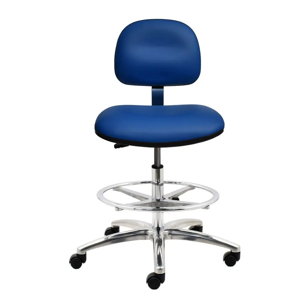Industrial Seating Series 10 Vinyl Chair - Aluminum Base