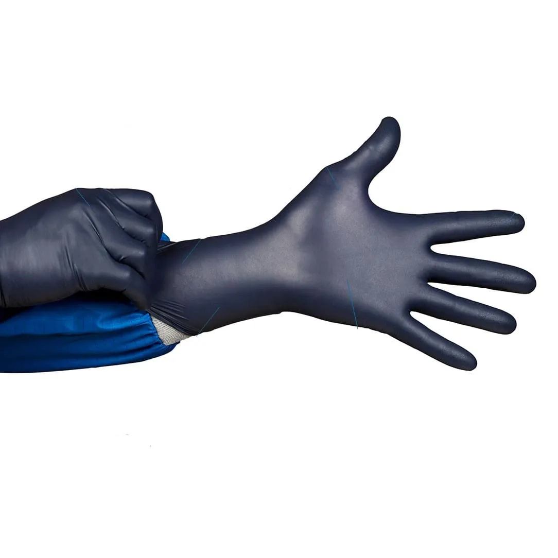 HandPRO Fortis500 Black Nitrile Exam Gloves
